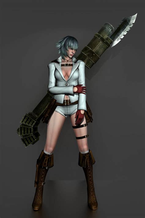 Devil May Cry 4 - Lady [Render Test] by IshikaHiruma on DeviantArt