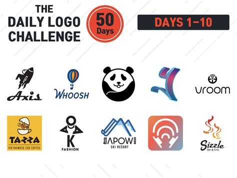 Daily Logo Challenge | Days 1 to 10 by Noelle Lopez on Dribbble