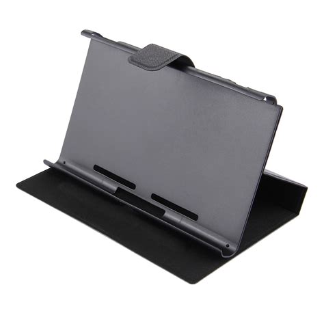 Slim Hybrid Leather Flip Case Stand - Nintendo Switch (Black)