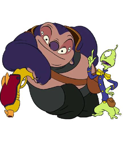 Jumba and Pleakley host One Saturday Morning by hamursh on DeviantArt