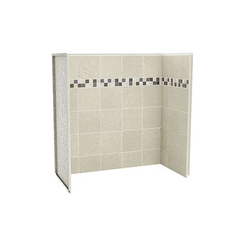 MAAX Utile 30-Inch x 60-Inch Shower Wall Kit in Stone Sahara | The Home Depot Canada