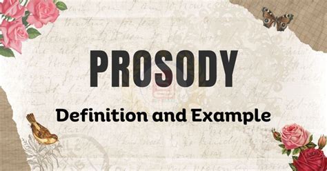 Prosody-Definition And Example