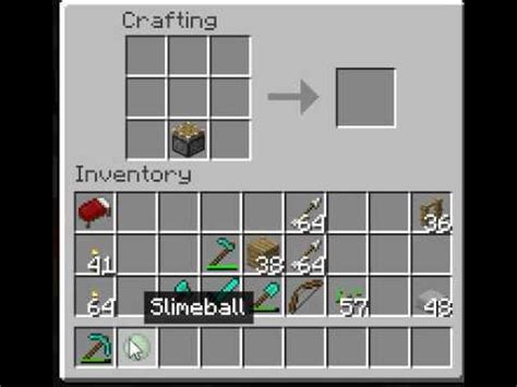 STICKY PISTON CRAFTING RECIPE FOR MINECRAFT BET 1.7 - YouTube