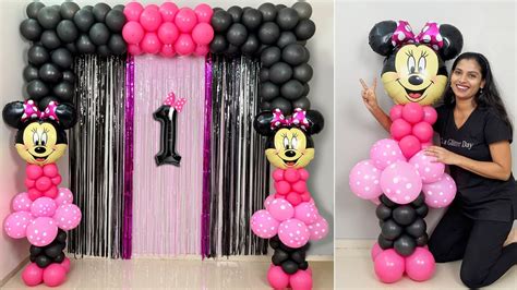 Baby Minnie Mouse Balloon Decorations