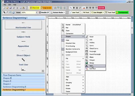 Quick Start Guide - Sentence Diagramming Software - YouTube