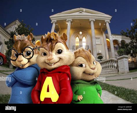 SIMON,ALVIN,THEODORE, ALVIN AND THE CHIPMUNKS, 2007 Stock Photo - Alamy