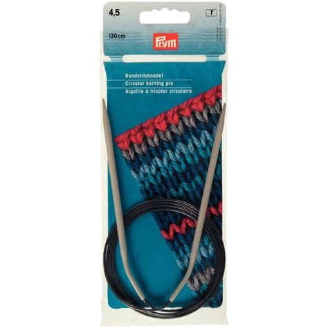 PRYM 4.5 mm 120 cm Aluminium Circular Knitting Needle