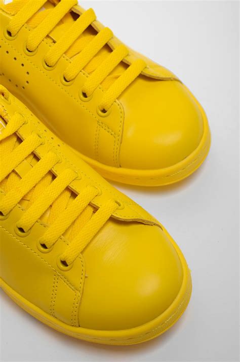 ADIDAS X RAF SIMONS Stan Smith Yellow Sneakers | Stylish sneakers ...