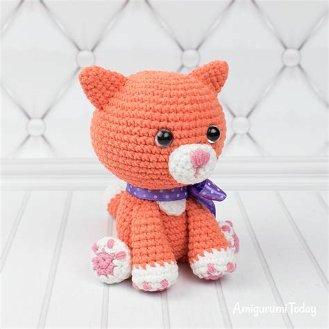 Ginger cat amigurumi pattern - Amigurumi Today