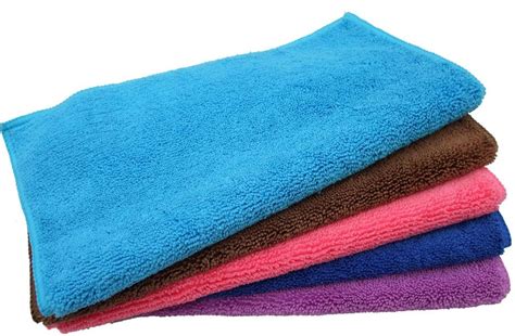 30cmx30cm 400gsm Two Sided Microfiber Deluxe Plush Buffing Cleaning Cloth Dusting Rags From ...