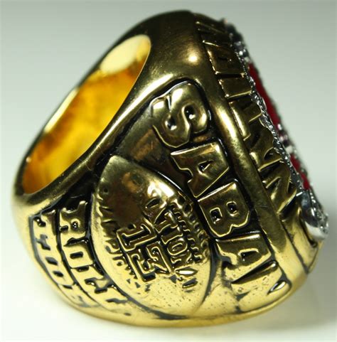 Nick Saban Alabama High Quality Replica 2009 National Championship Ring ...