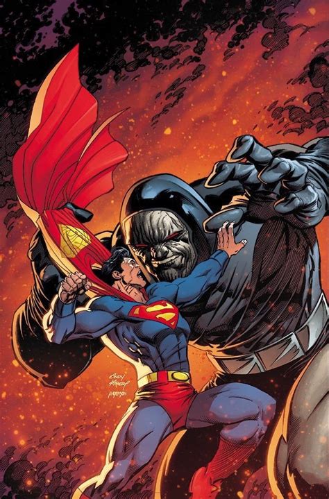 Superman versus Darkseid by Andy Kubert. | Superman comic, Superman ...