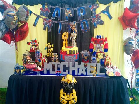 Transformers Birthday Party Ideas | Photo 1 of 22 | Fiesta, Cumpleaños ...