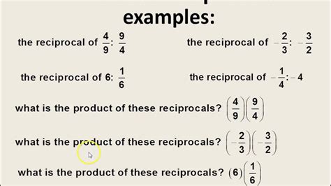 What are reciprocals - YouTube