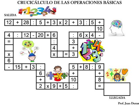 CRUCICALCULO | Materiales didacticos, Matematicas, Didactico