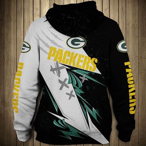 Green Bay Packers Hoodies Thunder graphic gift for men -Jack sport shop