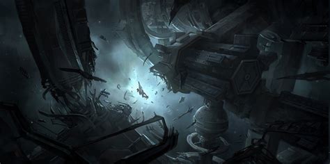 Destruction illustration, space station, space, digital art, artwork HD wallpaper | Wallpaper Flare