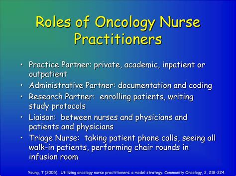 PPT - The Role of the Nurse Practitioner in an Ambulatory Oncology Setting PowerPoint ...