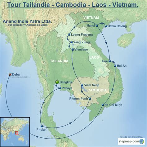 thailand vietnam cambodia laos itinerary