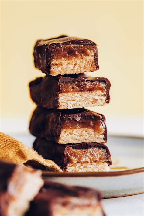 Homemade Twix Bars (Vegan, Gluten-Free) - Minimalist Baker Recipes