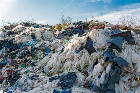 Premium Photo | A pile of garbage in a landfill. Garbage at the municipal landfill the problem ...