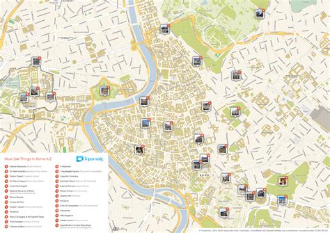 File:Rome printable tourist attractions map.jpg - Wikimedia Commons