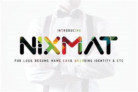 Nixmat | A Brand Identity Font