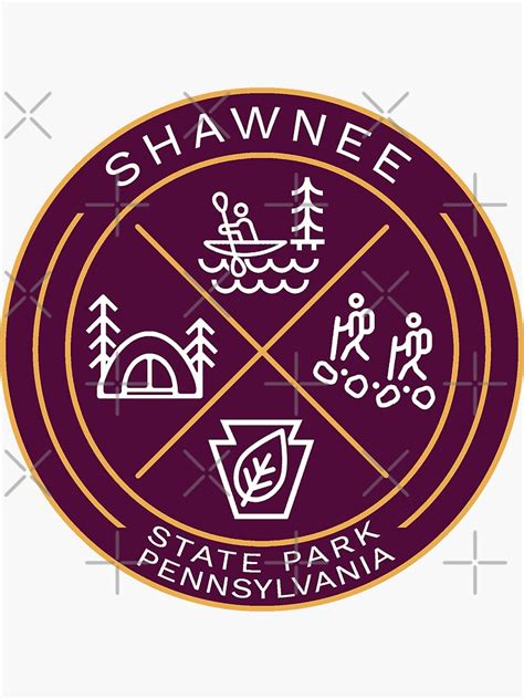 "Shawnee State Park Heraldic Logo" Sticker for Sale by VanyaKar | Redbubble