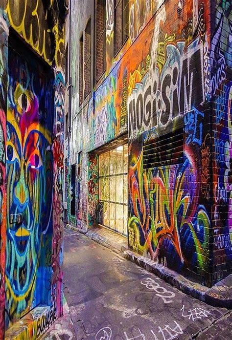 Buy AOFOTO8x10ft Street Graffiti Wall Photography Background Grunge Colorful City Alley Backdrop ...