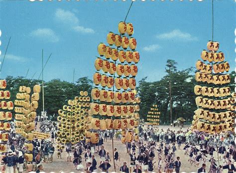 “Kanto Festival at Akita City”, c. 1960. | Old Tokyo