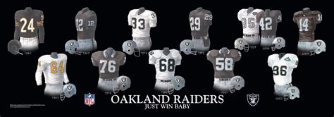 Las Vegas Raiders Uniform and Team History | Heritage Uniforms and ...