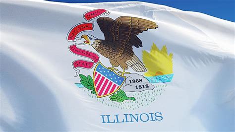 Illinois State Flag - WorldAtlas