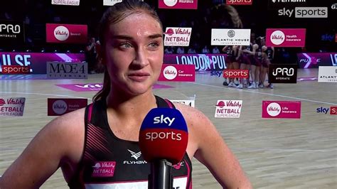 Alicia Scholes lost for words after player of match display | Netball News | Sky Sports