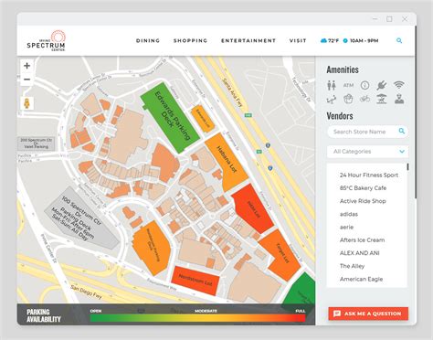 Jordan Berry - Interactive Directory Map for Irvine Spectrum Center