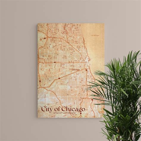 Custom City Map Canvas Personalized Map Custom Map Poster | Etsy