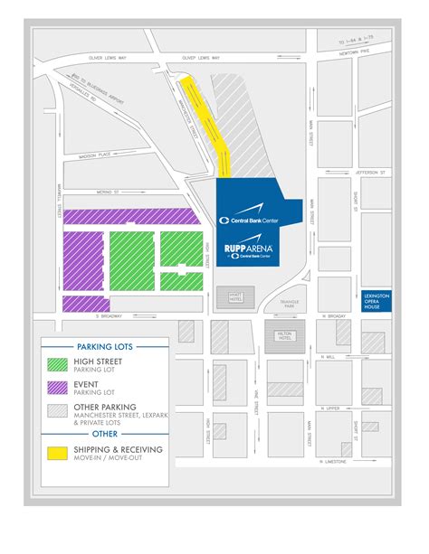 Rupp Arena Directions & Parking | Central Bank Center