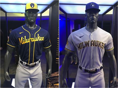 Old meets new: The Brewers unveil their new retro-inspired logos, uniforms