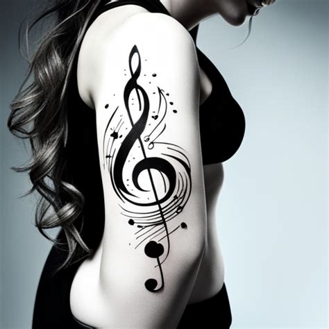 Ai Musical Tattoo Ideas: Guitar, Staff, & Violin – artAIstry