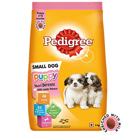 Buy Pedigree Puppy Small Dog Dry Food - Lamb & Milk Flavour Online at Best Price of Rs 851 ...