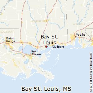 Map Of Bay St Louis Mississippi - Tour Map