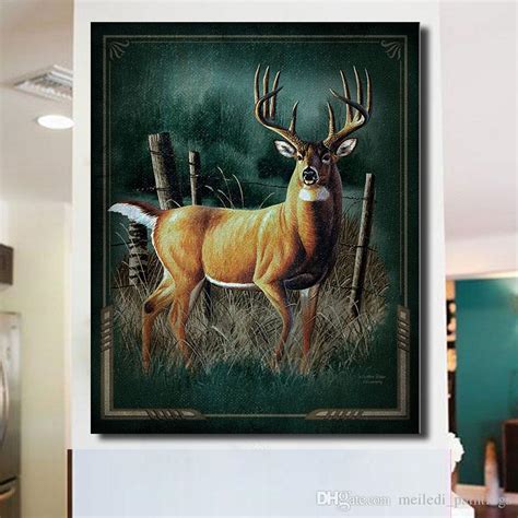 Deer Painting On Canvas at PaintingValley.com | Explore collection of Deer Painting On Canvas