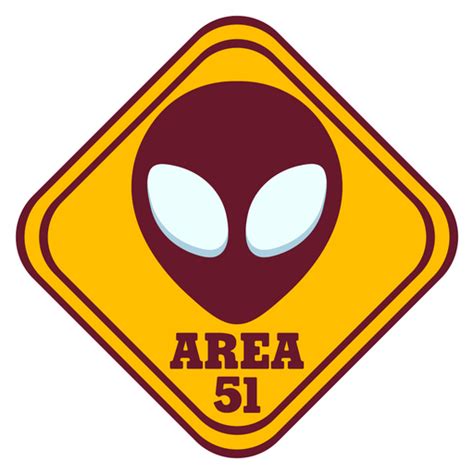 Area 51 Road Sign Sticker | Sticker sign, Cool stickers, Aesthetic stickers