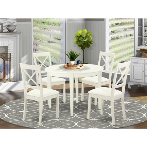 Round White Kitchen Table And Chairs - Image to u