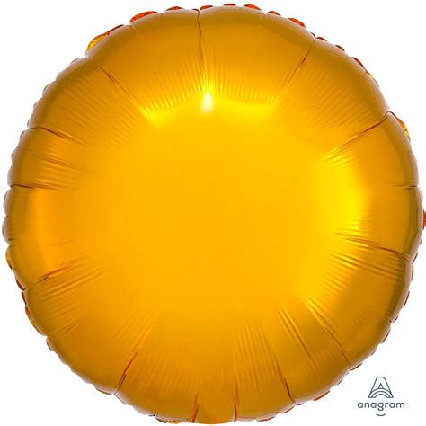 Metallic Gold Round Balloon – 18″ Foil unpackaged – Tons Of Fun Balloons