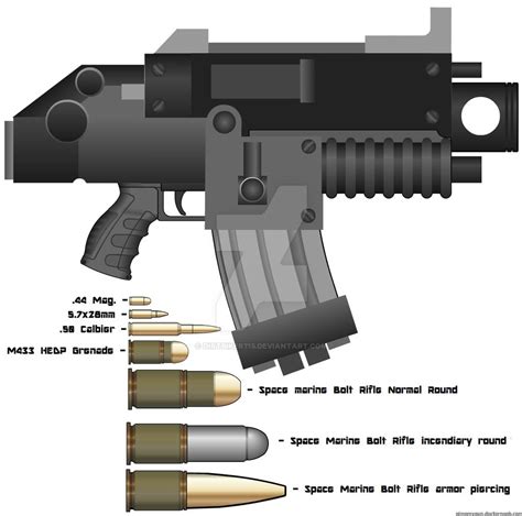 Space Marine Bolt Rifle by dirtbiker715 on DeviantArt