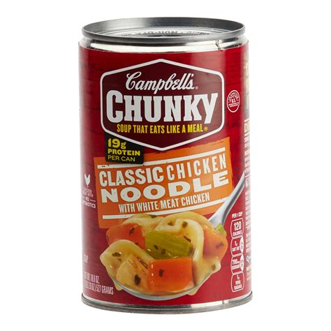 Campbell's Chunky Classic Chicken Noodle Soup, 18.6 oz Ready to Eat ...