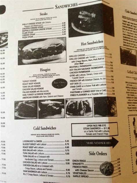 Menu at Swedesboro Diner restaurant, Swedesboro