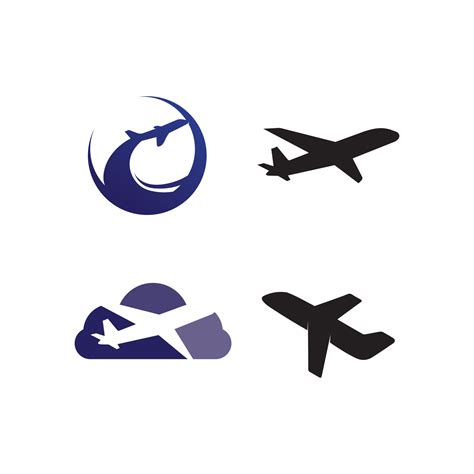 Flight aeroplane vector and logo design Transportation 2758820 Vector ...