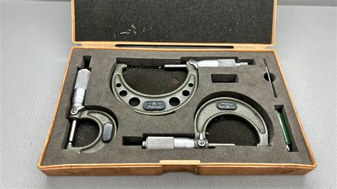 Mitutoyo 3 Piece Micrometer Set - Tool Exchange