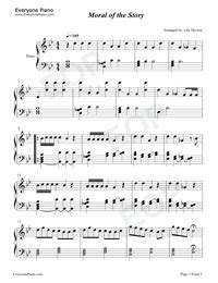 Moral of the Story-Ashe- Free Piano Sheet Music & Piano Chords